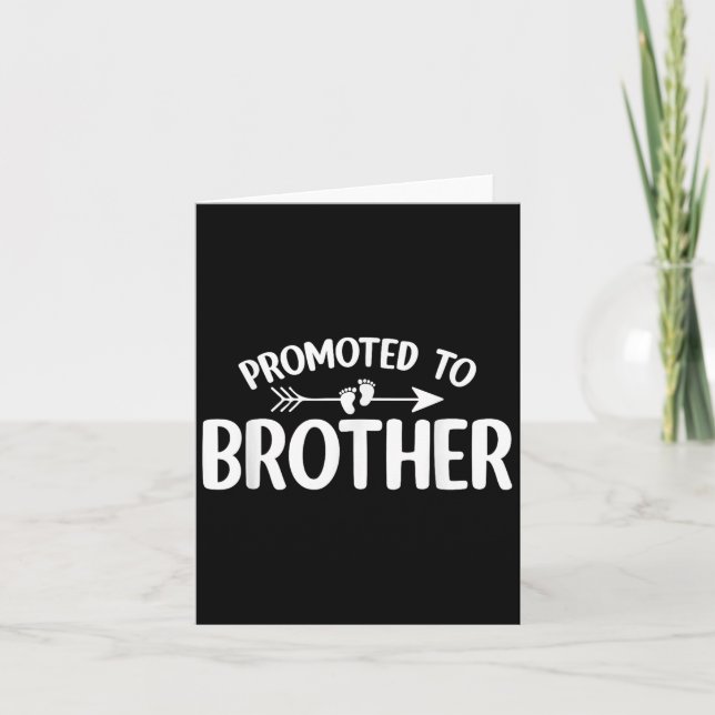 Promoted To Brother Funny Pregnancy Announcement B (Front)