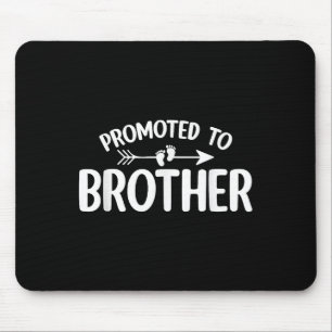 Promoted To Brother Funny Pregnancy Announcement B Mouse Pad