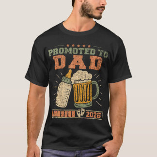 Promoted To Dad 2026 Expecting Baby Funny Soon To  T-Shirt