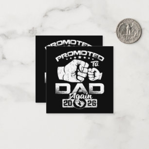 Promoted To Dad Again Est 2026 Card