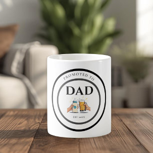 Promoted to Dad Est 2026 Funny Gift Coffee Mug