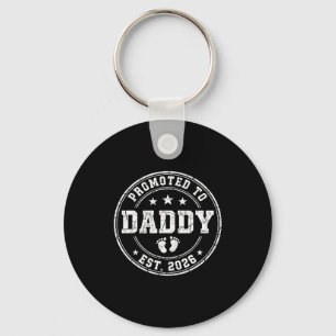 Promoted to dad est 2026 soon to be daddy new dadd keychain