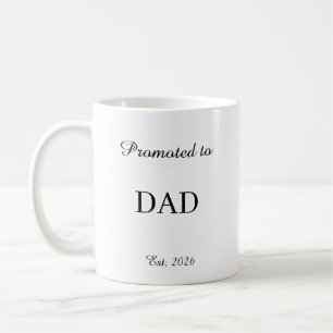 Promoted To Dad Mug – New Dad Gift Coffee Cup