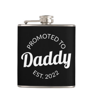 Promoted To Daddy Est. 2022 I Hip Flask