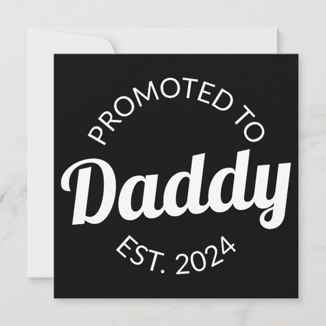 Promoted To Daddy Est. 2024 I Announcement (Front)