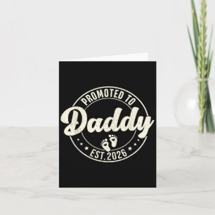Promoted To Daddy Est. 2026 Baby Announcement For 
