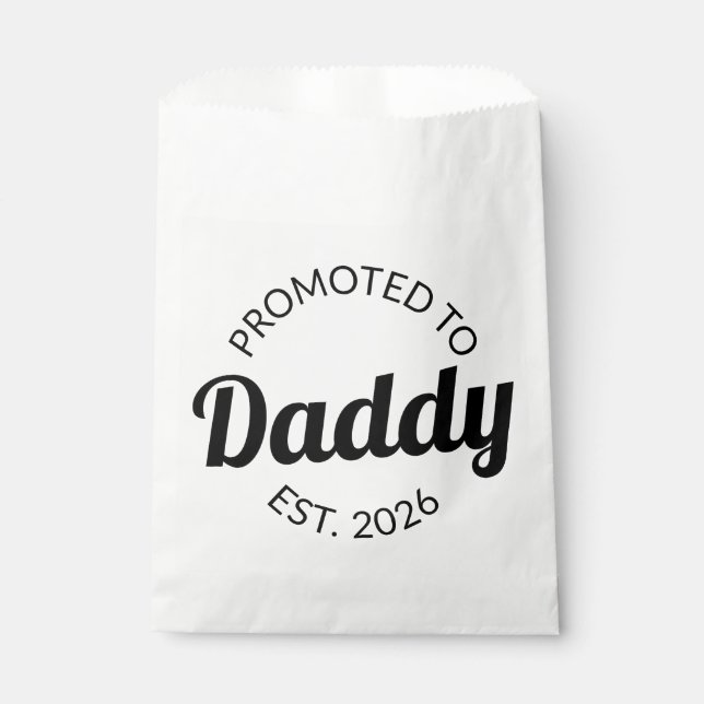 Promoted To Daddy Est. 2026 I Favour Bag (Front)
