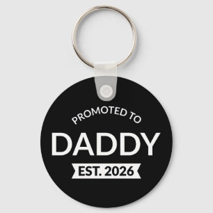 Promoted To Daddy Est. 2026 II Keychain