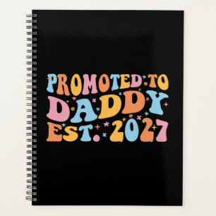 Promoted To Daddy Est 2027 New Dad Announcement Planner