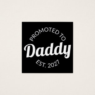 Promoted To Daddy Est 2027 New Dad Baby Shower I