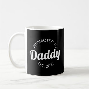 Promoted To Daddy Est 2027 New Dad Baby Shower I Coffee Mug