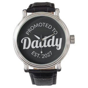 Promoted To Daddy Est 2027 New Dad Baby Shower I Watch