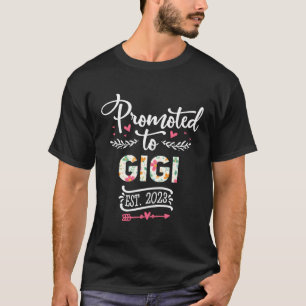 Promoted To Gigi 2023 Cute Pregnancy Announcement T-Shirt