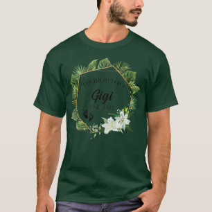 Promoted to Gigi Est 2022 Women Flower First Time  T-Shirt