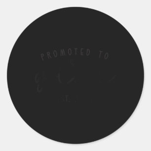 Promoted To Gigi Est 2026 New Gigi Mothers Day Wom Classic Round Sticker