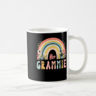 Promoted to Grammie Est 2026 Boho Rainbow Floral Coffee Mug