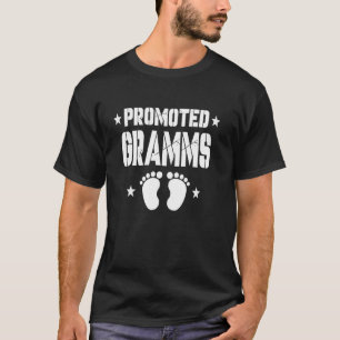 Promoted To GRAMMS Again Pregnancy Announcement Fa T-Shirt
