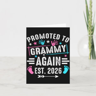Promoted To Grammy Again Est 2026  Card