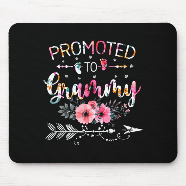 Promoted To Grammy Announcement Funny New Grammy M Mouse Pad (Front)