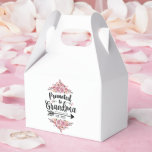 Promoted To Grandma 2025 Pregnancy Announcement Favor Box<br><div class="desc">Promoted To Grandma 2025 Pregnancy Announcement</div>