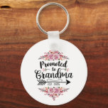 Promoted To Grandma 2025 Pregnancy Announcement Keychain<br><div class="desc">Promoted To Grandma 2025 Pregnancy Announcement</div>