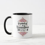 Promoted To Grandma 2025 Pregnancy Announcement Mug<br><div class="desc">Promoted To Grandma 2025 Pregnancy Announcement</div>