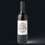 Promoted To Grandma 2025 Pregnancy Announcement Wine Label<br><div class="desc">Promoted To Grandma 2025 Pregnancy Announcement</div>