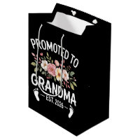 Promoted to Grandma 2026 First Time Nana Floral