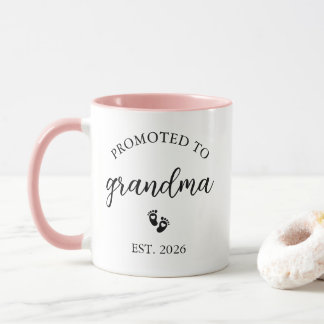  Promoted to Grandma 2026 Mug New Grandmother