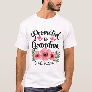 Promoted to Grandma 2027 Shirt, New Grandma  T-Shirt