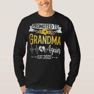 Promoted To Grandma Again 2022 Mother's Day T-Shirt