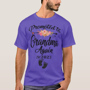 Promoted To Grandma Again 2023 Soon To Be New Gran T-Shirt