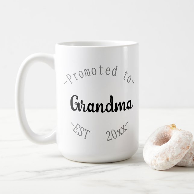 Promoted to Grandma Coffee Mug (With Donut)