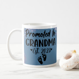 Promoted to Grandma Custom Coffee Mug