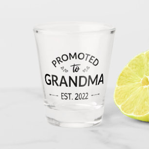 Promoted To Grandma Est. 2022 II Shot Glass