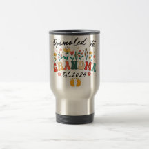Promoted to Grandma est. 2024 Grandparents BabyMug