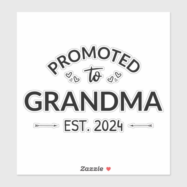 Promoted To Grandma Est. 2024 II (Sheet)