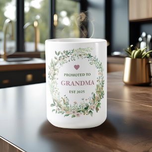 Promoted to Grandma Est. 2025 Coffee Mug