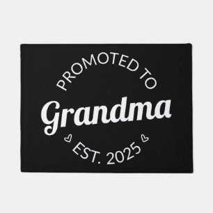 Promoted To Grandma Est. 2025 I Doormat