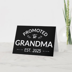Promoted To Grandma Est. 2025 II Card