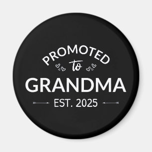 Promoted To Grandma Est. 2025 II Magnet