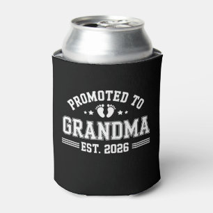 Promoted To Grandma Est 2026 Baby Announcement Can Cooler