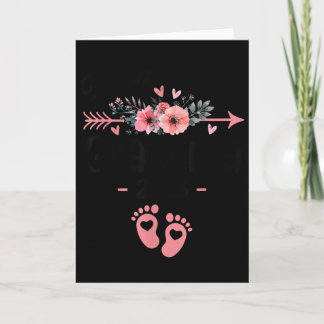 Promoted To Grandma Est 2026 Floral  Card