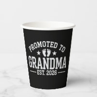 Promoted to Grandma est. 2026 Grandparents Baby