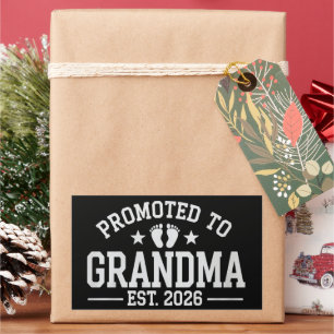 Promoted to Grandma est. 2026 Grandparents Baby Sticker