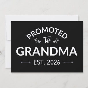 Promoted To Grandma Est. 2026 II Announcement
