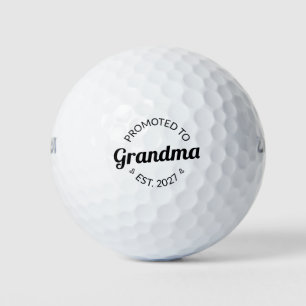 Promoted To Grandma Est 2027 New Nana I Golf Balls