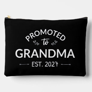 Promoted To Grandma Est 2027 New Nana II Accessory Pouch