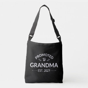 Promoted To Grandma Est 2027 New Nana II Crossbody Bag