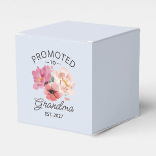 Promoted To Grandma Est 2027 New Nana VI Favor Box